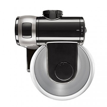 Bosch MUM48A1 Küchenmaschine MUM4 (600 Watt, 3.9 Liter, Edelstahl-Rührschüssel, Durchlaufschnitzler, Rezept DVD) schwarz - 3