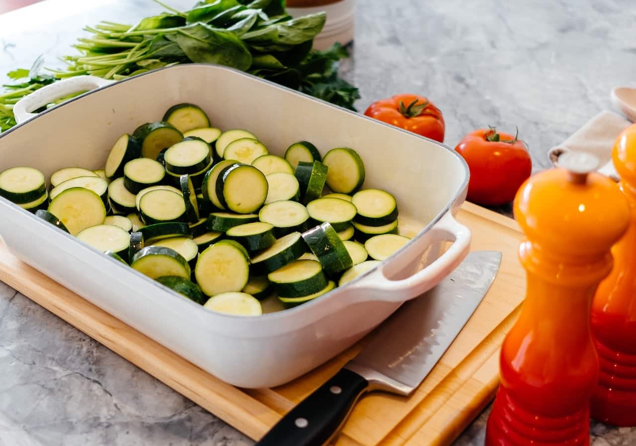Zucchini zubereiten